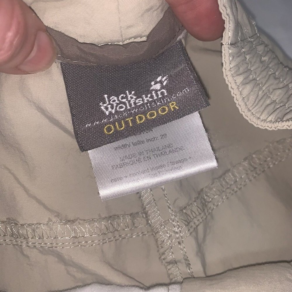Jack Wolfskin Women's S Small Hiking Pants Capri Length Quick Dry w. UV Shield - Picture 8 of 8